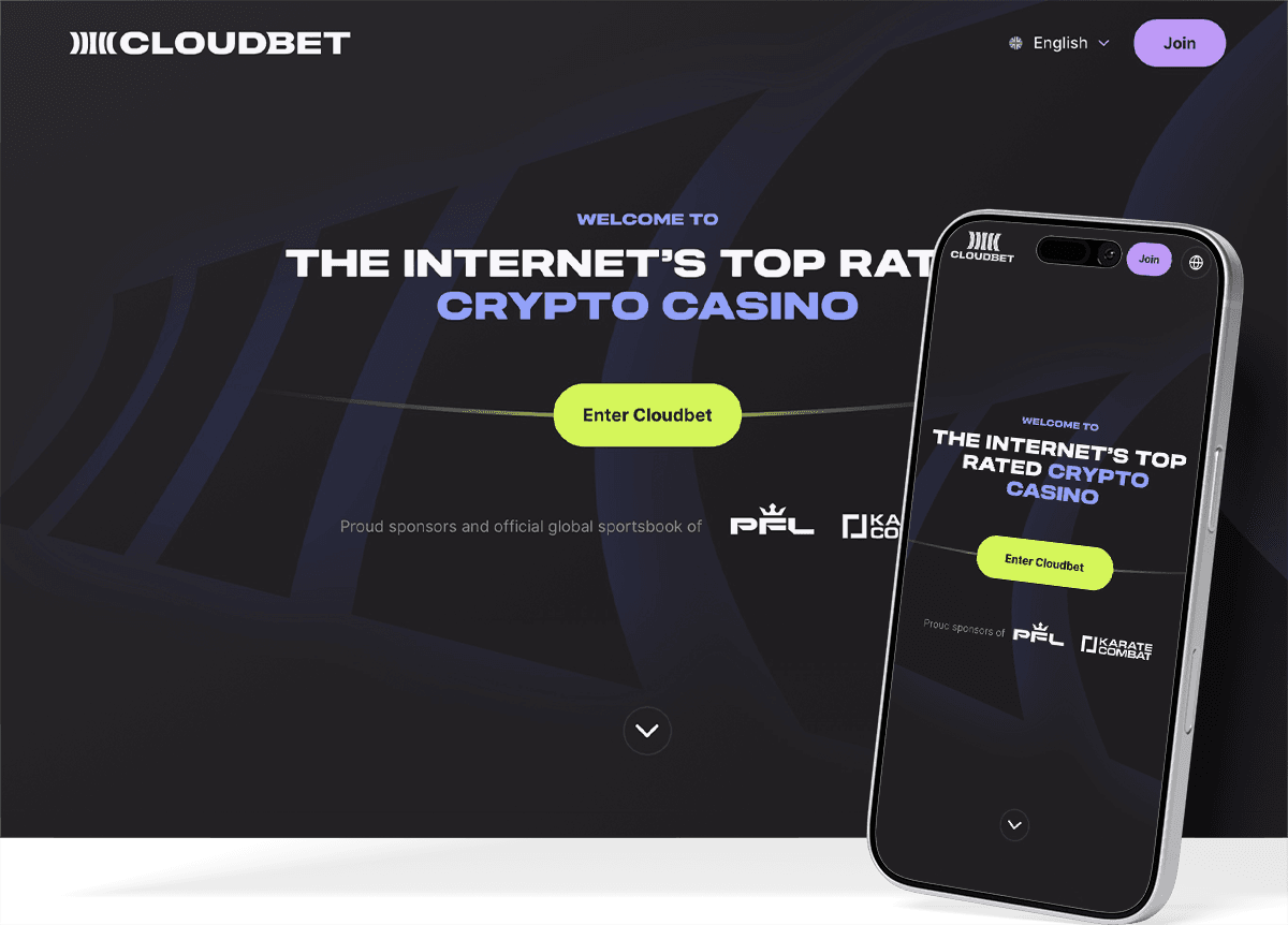 Cloudbet screenshot