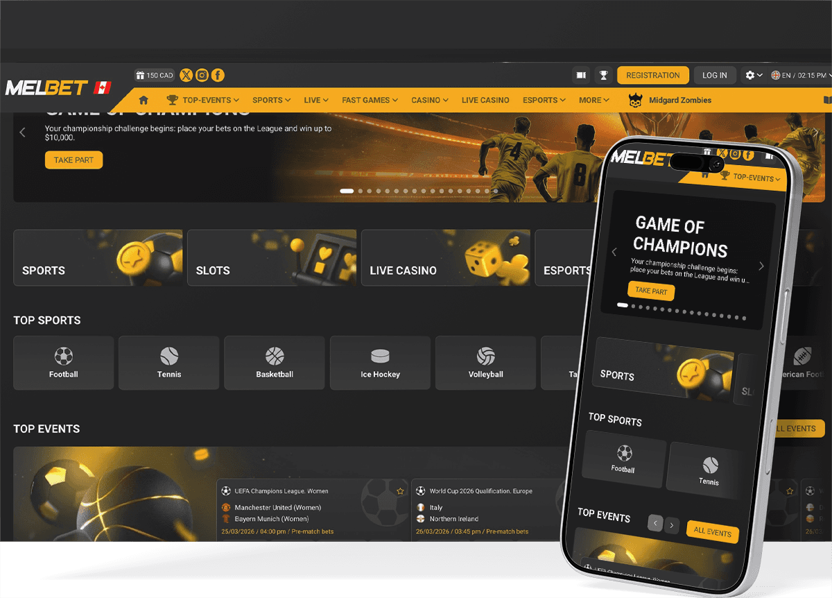 Melbet screenshot