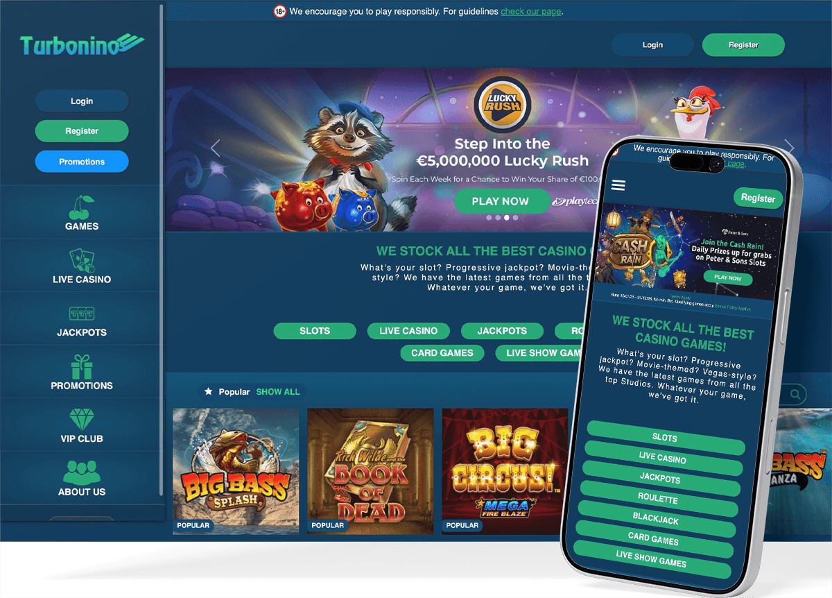 Turbonino Casino screenshot