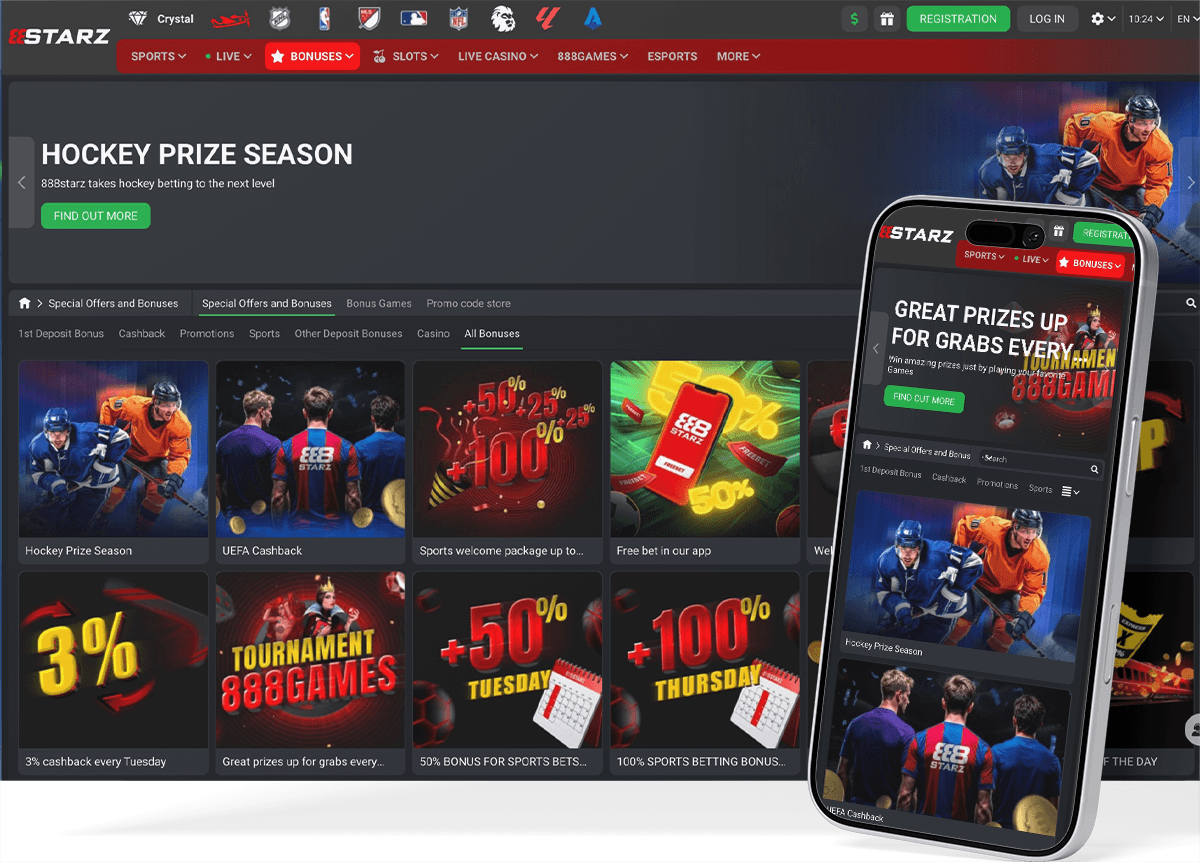 888Starz screenshot