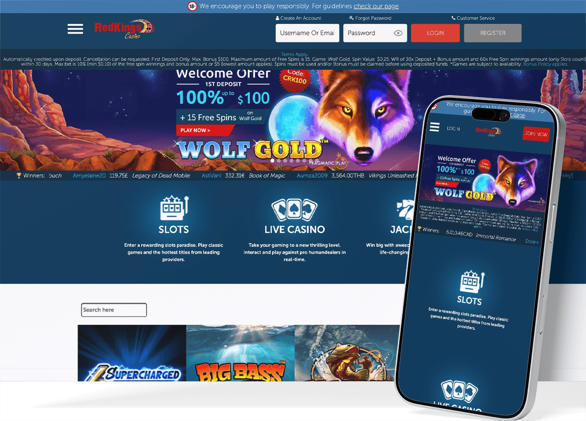 RedKings Casino screenshot