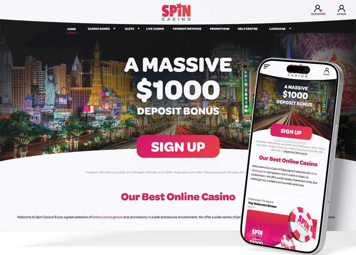 Spin Casino screenshot